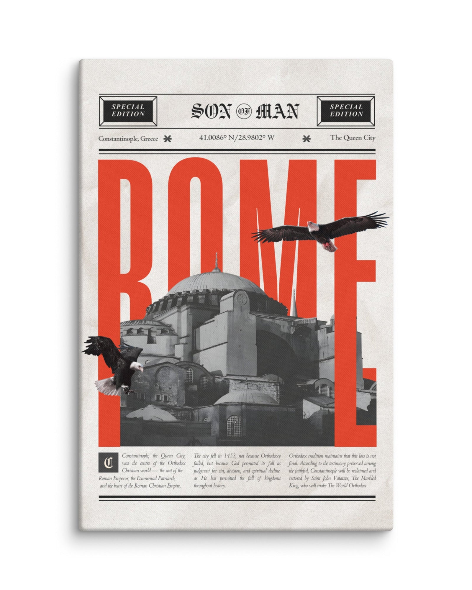Rome Canvas Poster – Hagia Sophia | The Sons of Man – The Sons Of Man