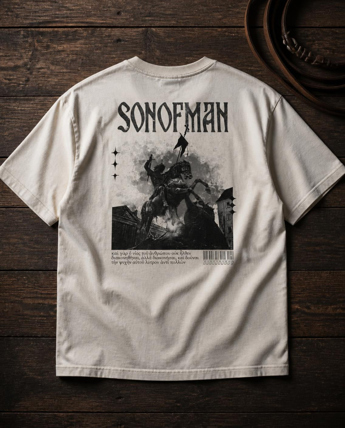 Son of Man "Rider" Tee, lifestyle photo – The Sons of Man