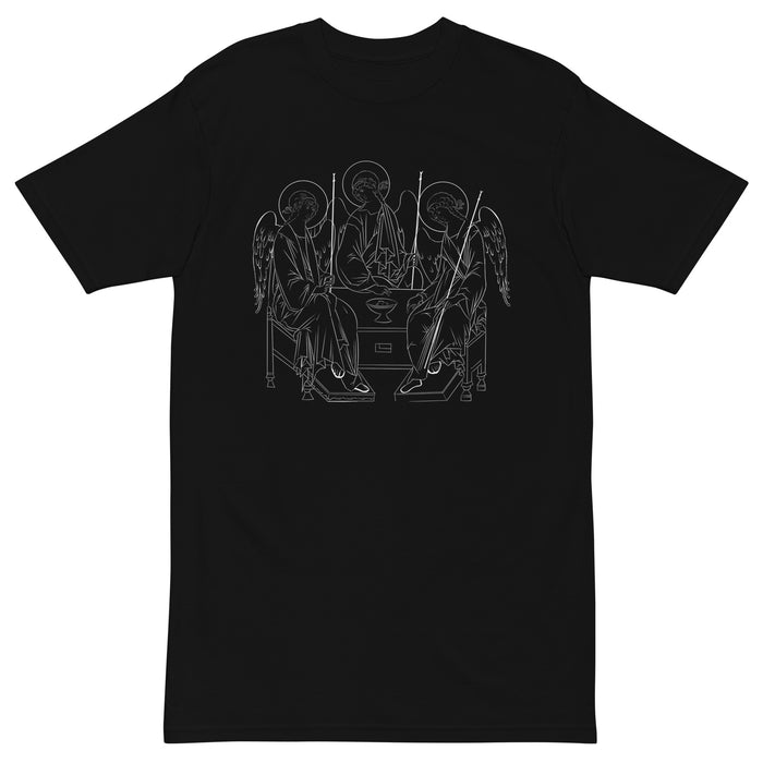 Three Visitors heavyweight tee