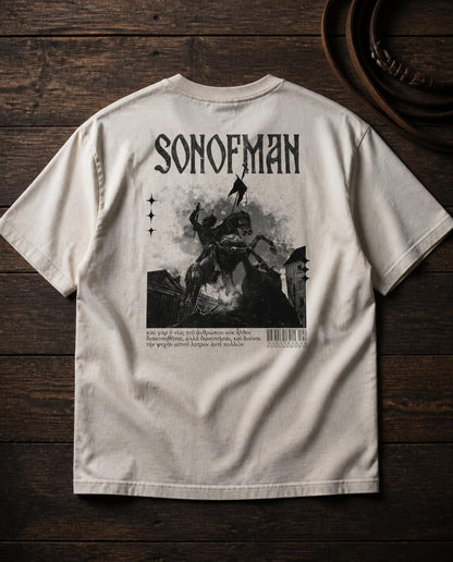 Son of Man "Rider" Tee, lifestyle photo – The Sons of Man
