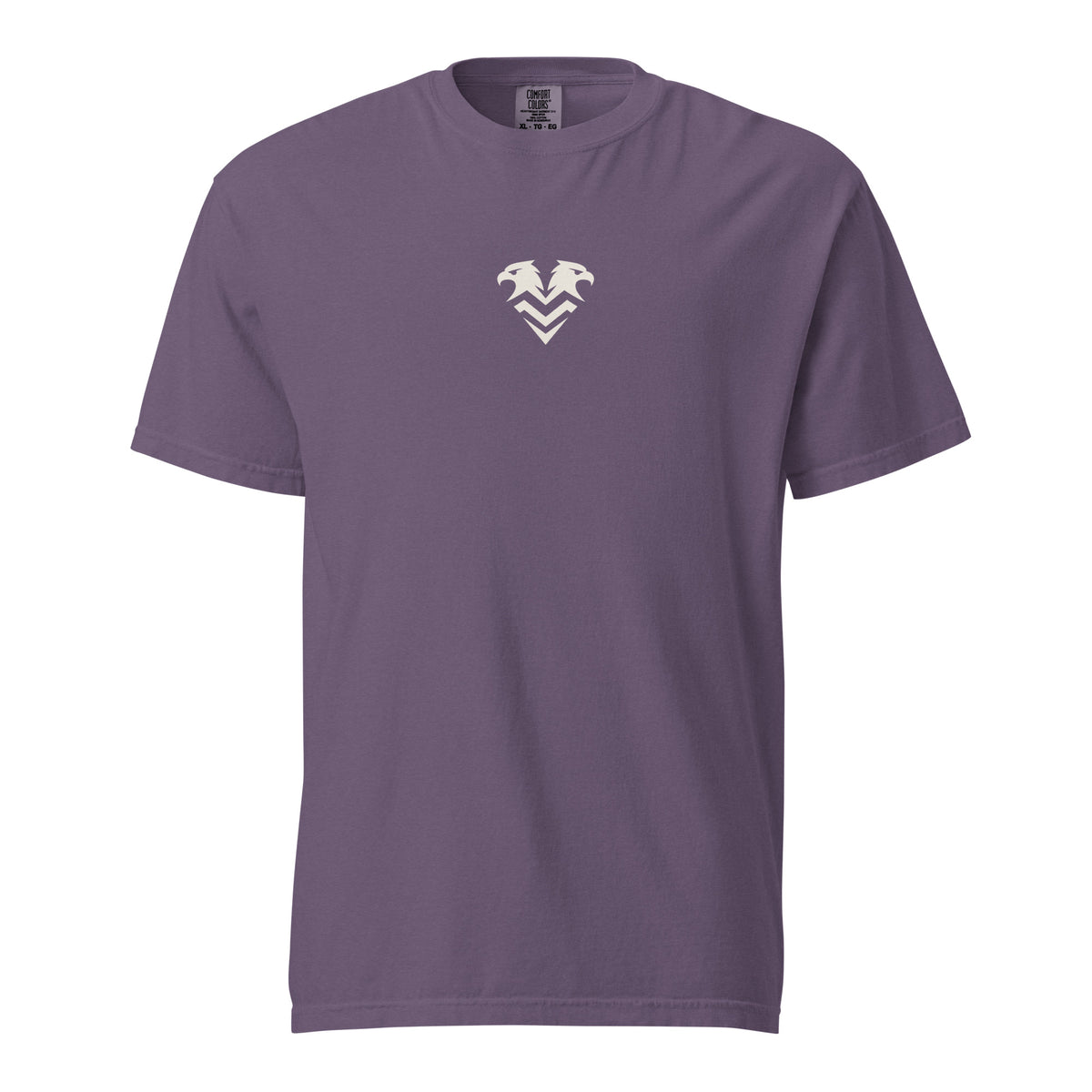 Son of Man Rider Tee in Faded Grape (front) – Orthodox Christian t-shirt by The Sons of Man